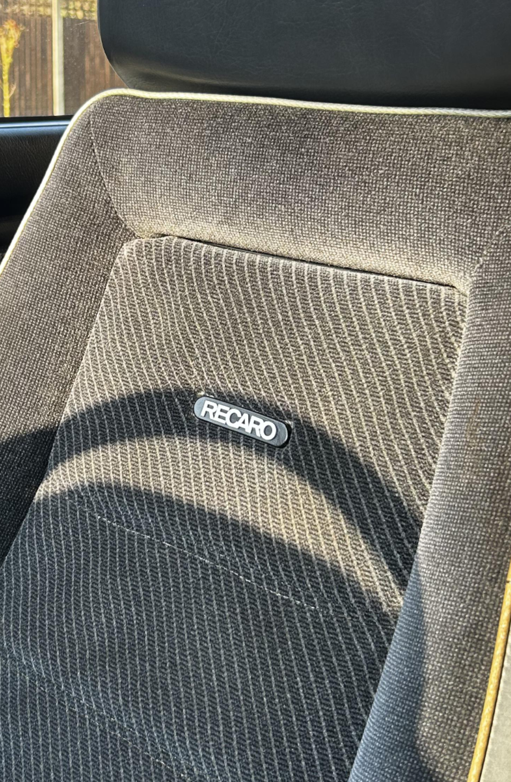 Recaro seat badge
